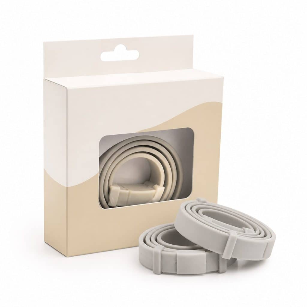 Collier antiparasitaire chien lot de 2 présenté seul