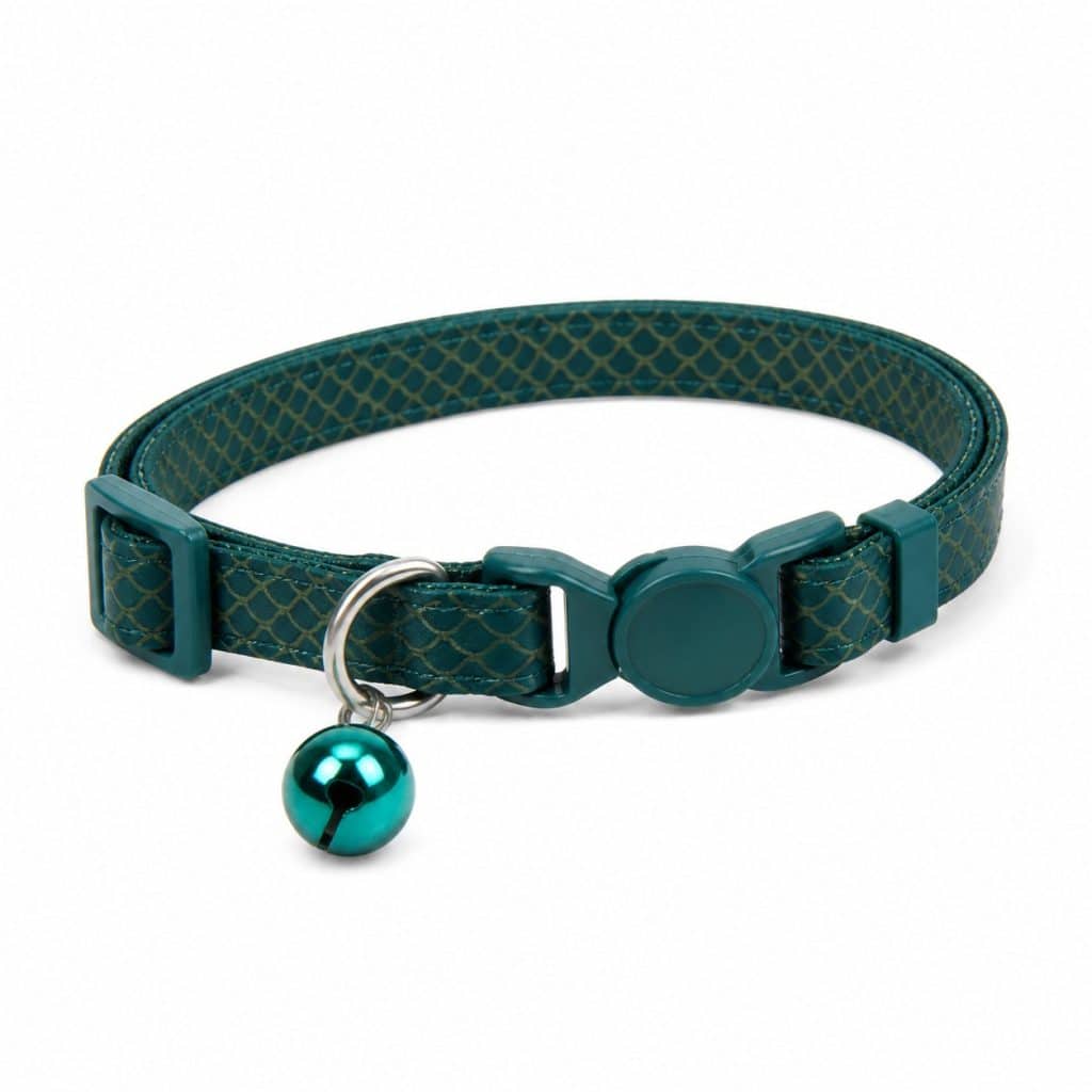 Collier d'identification pour chat présenté seul