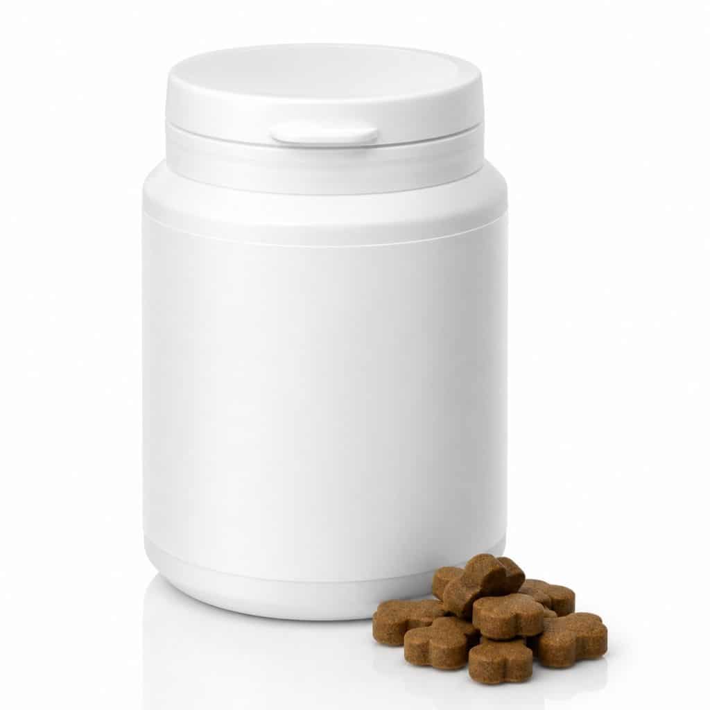 Croquettes soutien articulaire chien actif présenté seul