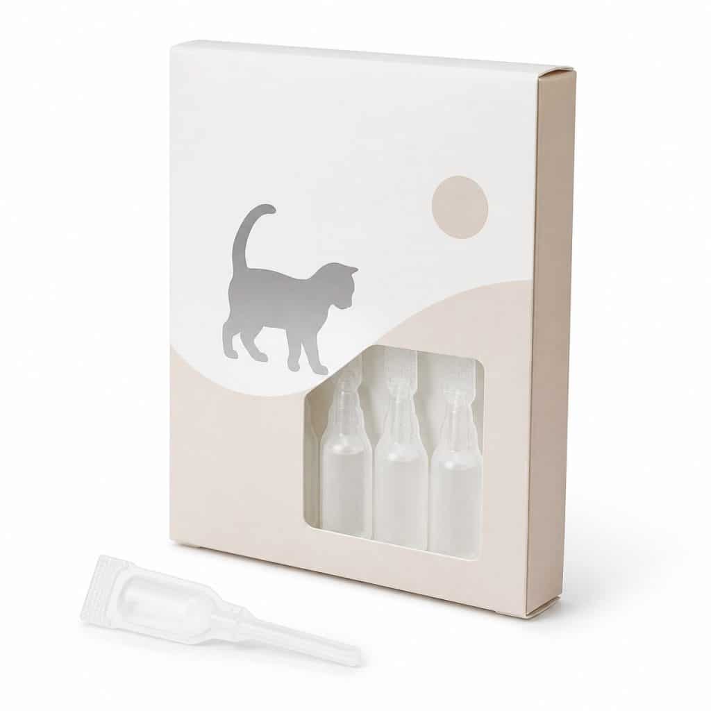 Pipettes antiparasitaires chaton présenté seul