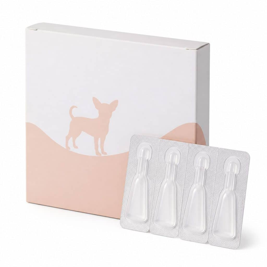 Pipettes antiparasitaires chien très petit gabarit présenté seul