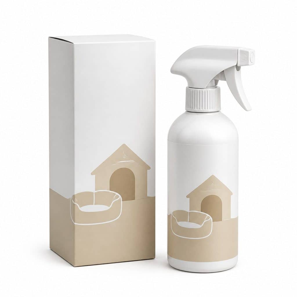 Spray antiparasitaire habitat pour panier et niche présenté seul